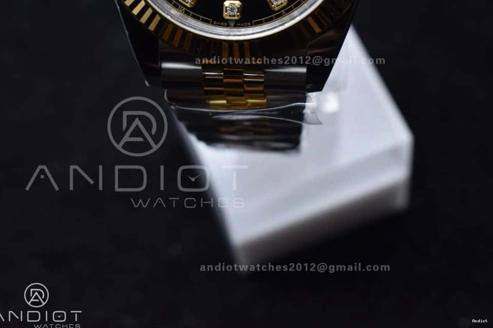 VR3235 Steel Jubilee On Clean 126333 YG 904L Dial YG SS 1:1 DateJust Best 41 Edition Bracelet Diamonds 0507